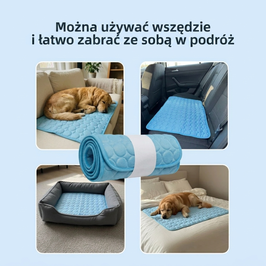 Mata Chłodząca Dla Psa PsiaTroska™